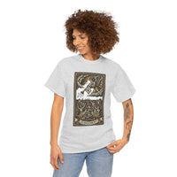 Judgement Angel Graphic T-Shirt - Heavy Cotton Classic Fit Tee - Unisex White