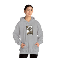 The Fool Tarot Card Hoodie - Heavy Blend Cotton Blend Pullover - Unisex White