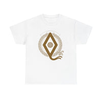 Ingwaz Rune Seed & Potential T-Shirt - Heavy Cotton Classic Fit Tee - Unisex White