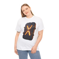 Gebo Rune Gift Exchange T-Shirt - Heavy Cotton Classic Fit Tee - Unisex White