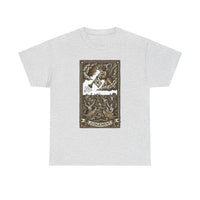 Judgement Angel Graphic T-Shirt - Heavy Cotton Classic Fit Tee - Unisex White