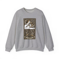 Judgement Tarot Card Graphic Sweatshirt - Heavy Blend Classic Fit Crewneck - Unisex White