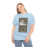 Judgement Angel Graphic T-Shirt - Heavy Cotton Classic Fit Tee - Unisex White