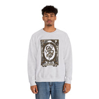 The World Tarot Card Sweatshirt - Heavy Blend Fleece Crewneck - Unisex White