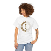 Perthro Rune Lot Cup T-Shirt - Heavy Cotton Classic Fit Tee - Unisex White