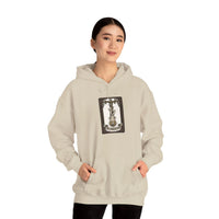 The Hanged Man Tarot Card Hoodie - Heavy Blend Fleece Pullover - Unisex White