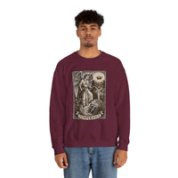 Temperance Tarot Card Angel Sweatshirt - Heavy Blend Fleece Crewneck - Unisex White