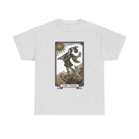 The Fool Tarot Card Graphic T-Shirt - Heavy Cotton Classic Fit Tee - Unisex White