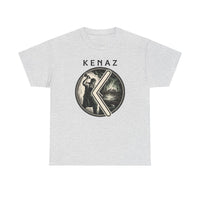Kenaz Rune Forge Blacksmith T-Shirt - Heavyweight 100% Cotton Classic Fit Tee - Unisex White