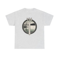 Isa Rune Ice Landscape T-Shirt - Heavy Cotton Classic Fit Crewneck - Unisex White