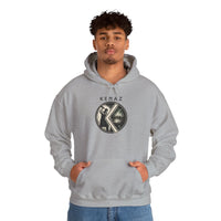 Kenaz Rune Forge Blacksmith Hoodie - Heavy Blend Fleece Pullover - Unisex Off White