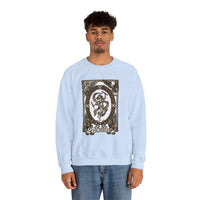 The World Tarot Card Sweatshirt - Heavy Blend Fleece Crewneck - Unisex White