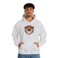 Ragdoll Cat Aviator Sunset Hoodie - Heavy Blend Cotton-Poly Fleece - Unisex Off White