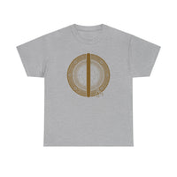 Isa Rune Graphic T-Shirt - Heavyweight Cotton Classic Fit Tee - Unisex White