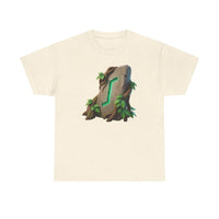 Eihwaz Yew Tree Rune T-Shirt - Heavy 100% Cotton Classic Fit - Unisex White
