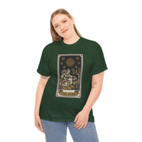 Tarot The Star Card Graphic T-Shirt - Heavy Cotton Classic Fit Tee - Unisex Off White