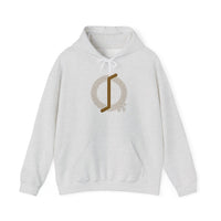 Eihwaz Rune World Tree Graphic Hoodie - Heavy Blend Fleece Pullover - Unisex White