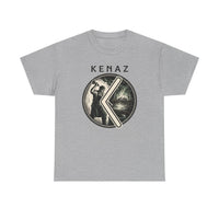 Kenaz Rune Forge Blacksmith T-Shirt - Heavyweight 100% Cotton Classic Fit Tee - Unisex White