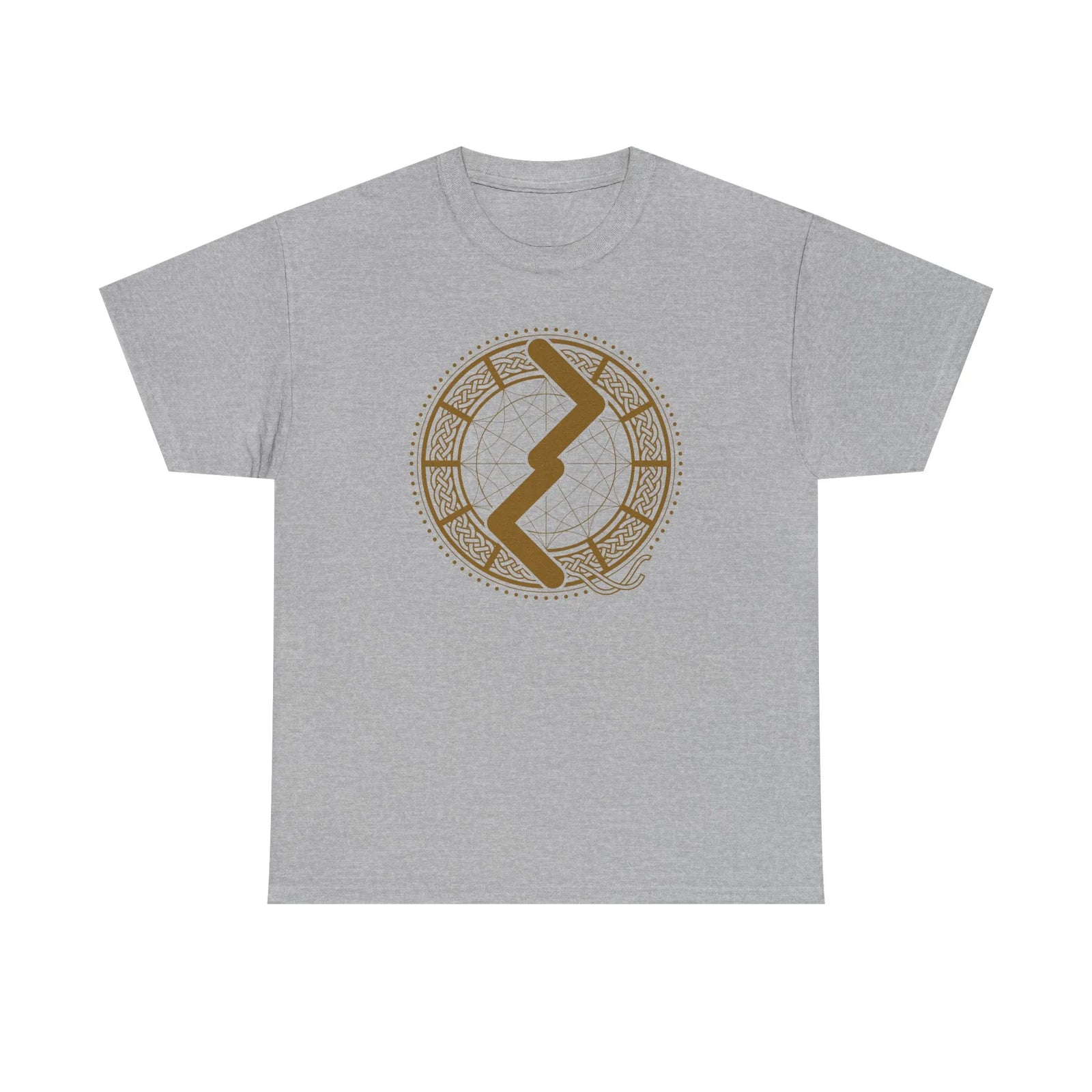 Jera Rune Harvest Cycle Graphic T-Shirt - Heavy Cotton Classic Fit Tee - Unisex White