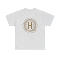 Hagalaz Rune Crushing Change T-Shirt - Heavy Cotton Relaxed Fit Tee - Unisex White