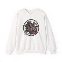 Shieldmaiden Viking Berserker Dogs Sweatshirt - Heavyweight Fleece Crewneck - Unisex White