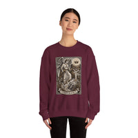 Temperance Tarot Card Angel Sweatshirt - Heavy Blend Fleece Crewneck - Unisex White