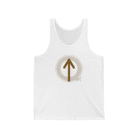 Tiwaz Rune Justice Sovereignty Tank Top - Lightweight Combed Cotton Jersey - Unisex Athletic Heather