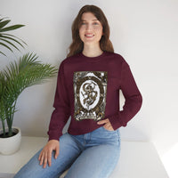 The World Tarot Card Sweatshirt - Heavy Blend Fleece Crewneck - Unisex White