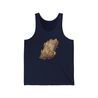 Jera Rune Wheat Graphic Tank Top - Soft Lightweight Retail Fit - Unisex Athletic Heather