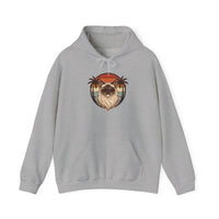 Ragdoll Cat Aviator Sunset Hoodie - Heavy Blend Cotton-Poly Fleece - Unisex Off White