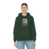 The Lovers Tarot Card Hoodie - Medium-Weight Fleece Pullover - Unisex White