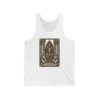Hierophant Tarot Card Tank Top - Lightweight Combed Cotton Retail Fit - Unisex Athletic Heather