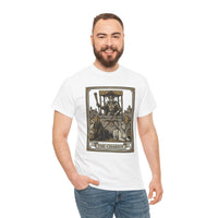 The Chariot Tarot Card T-Shirt - Heavy Cotton Classic Fit Tee - Unisex White
