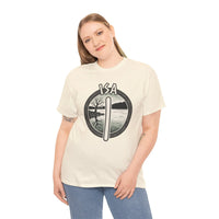 Isa Rune Ice Landscape T-Shirt - Heavy Cotton Classic Fit Crewneck - Unisex White