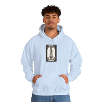 The Hanged Man Tarot Card Hoodie - Heavy Blend Fleece Pullover - Unisex White
