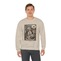 Temperance Tarot Card Angel Sweatshirt - Heavy Blend Fleece Crewneck - Unisex White