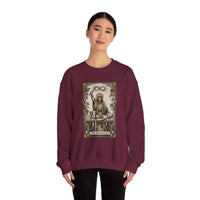 The Magician Tarot Card Sweatshirt - Heavy Blend Fleece Crewneck Pullover - Unisex Warm White