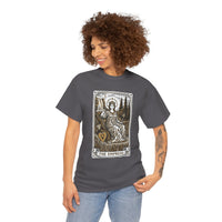 Empress Tarot Card Graphic T-Shirt - Heavy Cotton Classic Fit Tee - Unisex White