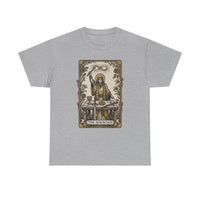 The Magician Tarot Card T-Shirt - Heavyweight 100% Cotton Classic Tee - Unisex White