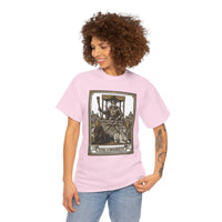 The Chariot Tarot Card T-Shirt - Heavy Cotton Classic Fit Tee - Unisex White