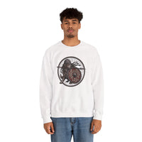 Shieldmaiden Viking Berserker Dogs Sweatshirt - Heavyweight Fleece Crewneck - Unisex White