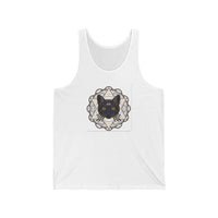 Third Eye Alchemist Cat Graphic Tank Top - Soft Airlume Cotton Jersey - Unisex Athletic Heather
