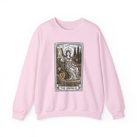 Major Arcana Empress Tarot Card Sweatshirt - Soft Heavy Blend Crewneck - Unisex White