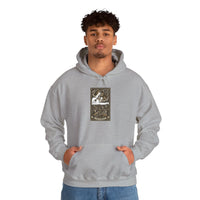 Judgement Tarot Card Graphic Hoodie - Heavyweight Cotton Blend Pullover - Unisex White