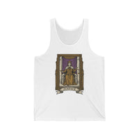 Justice Tarot Card Tank Top - Lightweight Combed Cotton Retail Fit - Unisex Athletic Heather