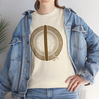 Isa Rune Graphic T-Shirt - Heavyweight Cotton Classic Fit Tee - Unisex White