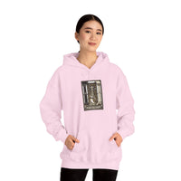 High Priestess Tarot Card Hoodie - Heavy Blend Fleece Pullover - Unisex White