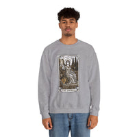 Major Arcana Empress Tarot Card Sweatshirt - Soft Heavy Blend Crewneck - Unisex White