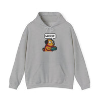 Player One 8-Bit Gaming Dog Hoodie - Soft Cotton-Poly Blend Fleece - Unisex White