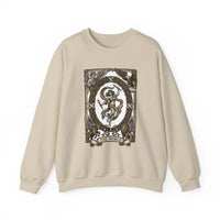 The World Tarot Card Sweatshirt - Heavy Blend Fleece Crewneck - Unisex White